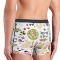 thumbnail image 5 of Naloa Spring Hand Drawn Flowers Birds Print Mens Underwear - Boxers for Men, Classic Briefs for Men, 5 of 9