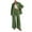 Green, variant on YDFCWXW 2 Piece Outfits for Women Casual Lounge Sets Long Sleeve Button Down Shirts and Wide Leg Pants Sets Tracksuit Green, XXL