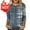 Navy tops for women, variant on Baikeli Womens Clothes Clearance Sale Plus Size Tops for Women Casual 3/4 Length Sleeve Shirts Floral Printed Blouses Crew Neck Daily T-Shirts Summer Womens Tops