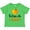 Apple Green, variant on Orlando Florida Orange in Heart Boys or Girls Toddler T-Shirt