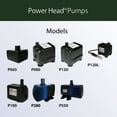 thumbnail image 4 of Alpine Corporation Outdoor Decor Power Head Pump for Small to Medium Fountains, Statuary, and Birdbaths with Moving Water, 4 of 5