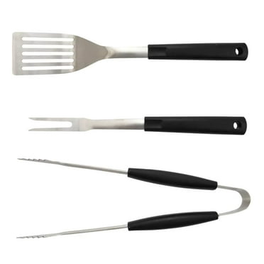Mainstays 3 Piece Stainless Steel Barbecue Grill Tool Set