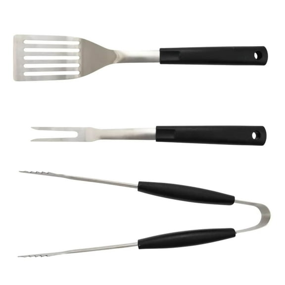 Mainstays 3-Piece Stainless Steel Barbecue Grill Tool Set