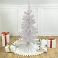 thumbnail image 1 of Northlight Pre-Lit Slim Woodbury White Pine Artificial Christmas Tree - 3' - Multi Lights, 1 of 6