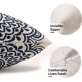 thumbnail image 3 of Dark Blue Mandala Lumbar Pillow Covers 12x20 Set of 2 Modern Boho Ethnic Floral Pattern Decorative Throw Pillows Outdoor Pillowcase Rectangle Farmhouse Cushion Case Decor for Couch Sofa Bed, 3 of 6