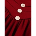 thumbnail image 5 of Sexy Dance Women Summer Nightgown Solid Color Sleeveless Nightshirts Casual Pleated Short Sleep Dress Pajamas, 5 of 6