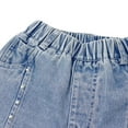 thumbnail image 6 of Jalioing Kids Girls Jeans Shorts Summer Casual Short Pant High Waisted Denim Shorts, 6 of 7