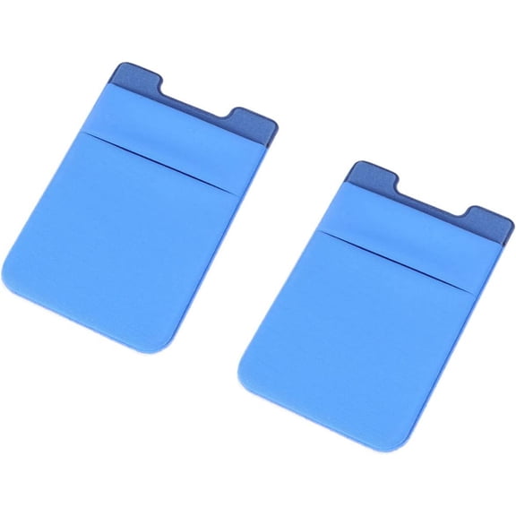 Phone Back Pocket 2pcs Cell Phone Wallet Cellphone Holder Credit Car Holder for Phone Mobile Phone Bag Phone Card Smartphone