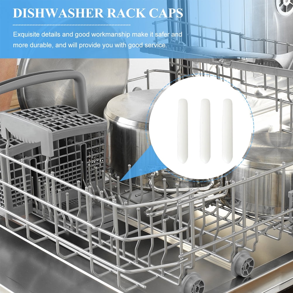 200pcs Universal Dishwasher Rack Repair Kit Dishwasher Rack Tip Covers