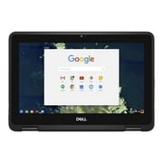 Restored Dell 11 P22T Touchscreen Chromebook Intel Processor 4GB Memory 16GB SSD Webcam Wi-Fi