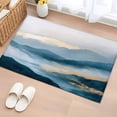 thumbnail image 2 of Abstract Marble Texture Washable Area Rug 2x3 111 Gradient Mountain Green Forest Art Low-Profile Area Rugs with Non Slip Backing Indoor Floor Carpet for Entrance Living Room Bedroom Home Office, 2 of 9