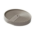 thumbnail image 4 of S SERENABLE Plateau de Drainage Intégré Rouleau pour Plantes pour Salon Brun 9 Pouces, 4 of 9