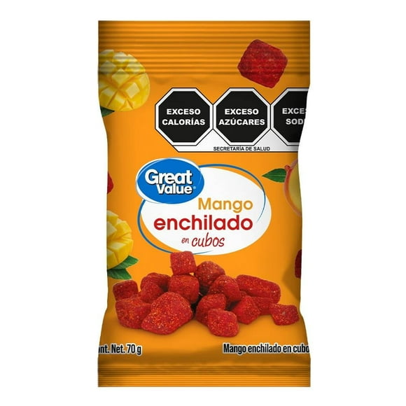 Mango enchilado Great Value en cubos 70 g