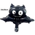 thumbnail image 5 of globos de aluminio de Halloween, globos de Mylar de murciélago, lindo globo de murciélago negro, accesorios para fiesta de Halloween, suministros de decoración del hogar, regalos para niños, 5 of 5