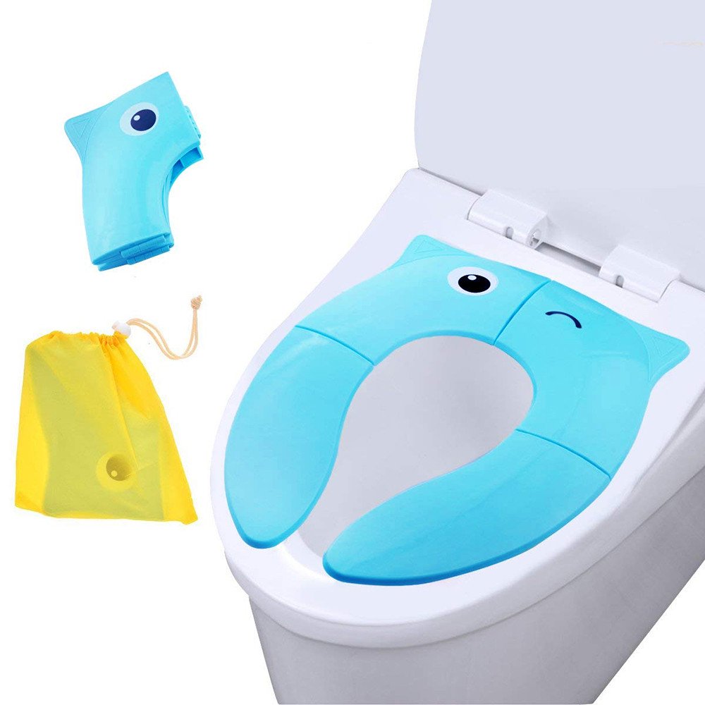 Cotonie Foldable Potty Training Seat Baby Travel Toilet Potty Seat