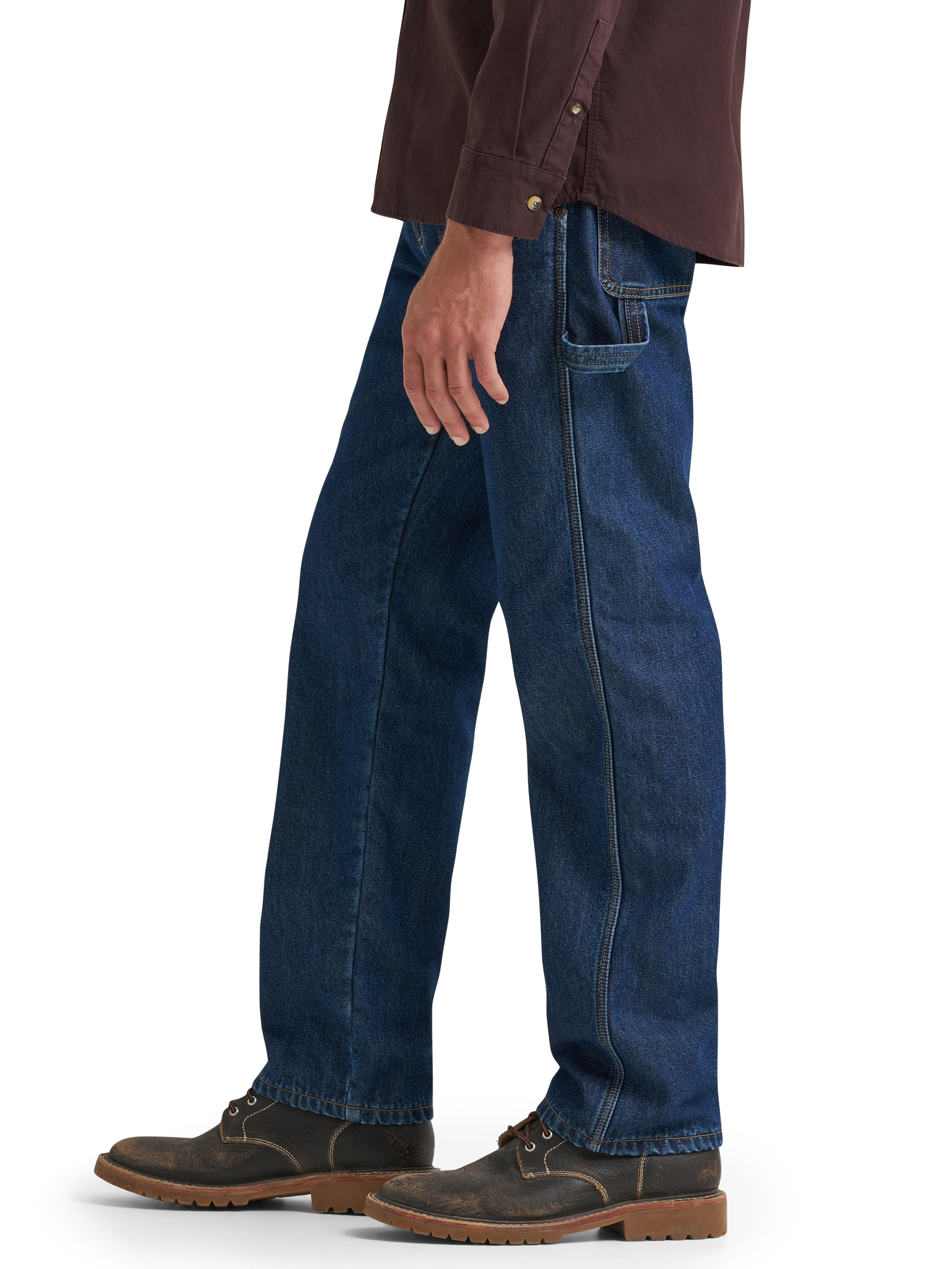 Wrangler Men's and Big Men's Relaxed Fit Fleece Lined Cargo Pant 29X30-48X30