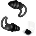 thumbnail image 1 of Ear Plugs For Sleeping,silicone Noise Canceling,soft Waterproof, Hearing Protection(black), 1 of 5