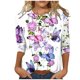 thumbnail image 2 of ICHUANYI ClearanceWomen's Print Long Sleeve Tops Loose Blouse Casual Tee Tunic(Pink, XL) ICHUANYI WER20232080502050, 2 of 5