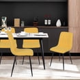 thumbnail image 3 of Sillas de Comedor cómodas HOMEMAKE FURNITURE Color amarillo, 3 of 7