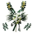 thumbnail image 2 of 12 Pieces Wedding Car Decorations Silk Bows, 2 of 8