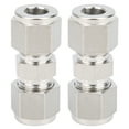 thumbnail image 2 of Loewten Compression Tube Fitting, Durable Stainless Steel Compression Tube Adapter, Good Sealing 2Pcs Firm Connection Simple For Shipbuilding Industry Automobile, 2 of 8