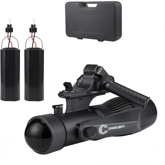 CAMORO 700W Dual Detachable Battery Underwater Sea Scooter Paddle Board Scooter with Floating Fins Long Endurance for Diving