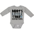 thumbnail image 3 of Inktastic Daddy's Little Tax Deduction Blue Hearts Boys or Girls Long Sleeve Baby Bodysuit, 3 of 5