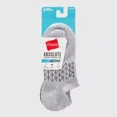 thumbnail image 3 of Hanes Women's Absolute Active 4pk Super No Show Socks - 5-9, Color: Black/Gray/White, 3 of 3