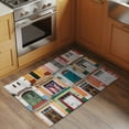 thumbnail image 3 of Puerto Rico Bathroom Rug Washable 2x3 Entryway Rug Non Slip Vintage Boho Style Door Gates Front Door Mat Low Pile Indoor Doormat Throw Floor Carpet for Kitchen Bedroom Entrance, 3 of 8