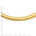 thumbnail image 3 of 14K Yellow Gold Omega Chain Necklace 10 mm Domed 18 inch, 3 of 4