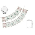 thumbnail image 4 of Inkdotpot Ready To Hang,Girl Baby ShowerBirthdayBunting, Pre StrungFloral Wreath ThemeBaby ShowerDecorations,BuntingBannerFlags, 4 of 6