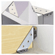 thumbnail image 2 of Universal De Acero Inoxidable Muebles Esquina Conector 20 Malubero Plateado, 2 of 5