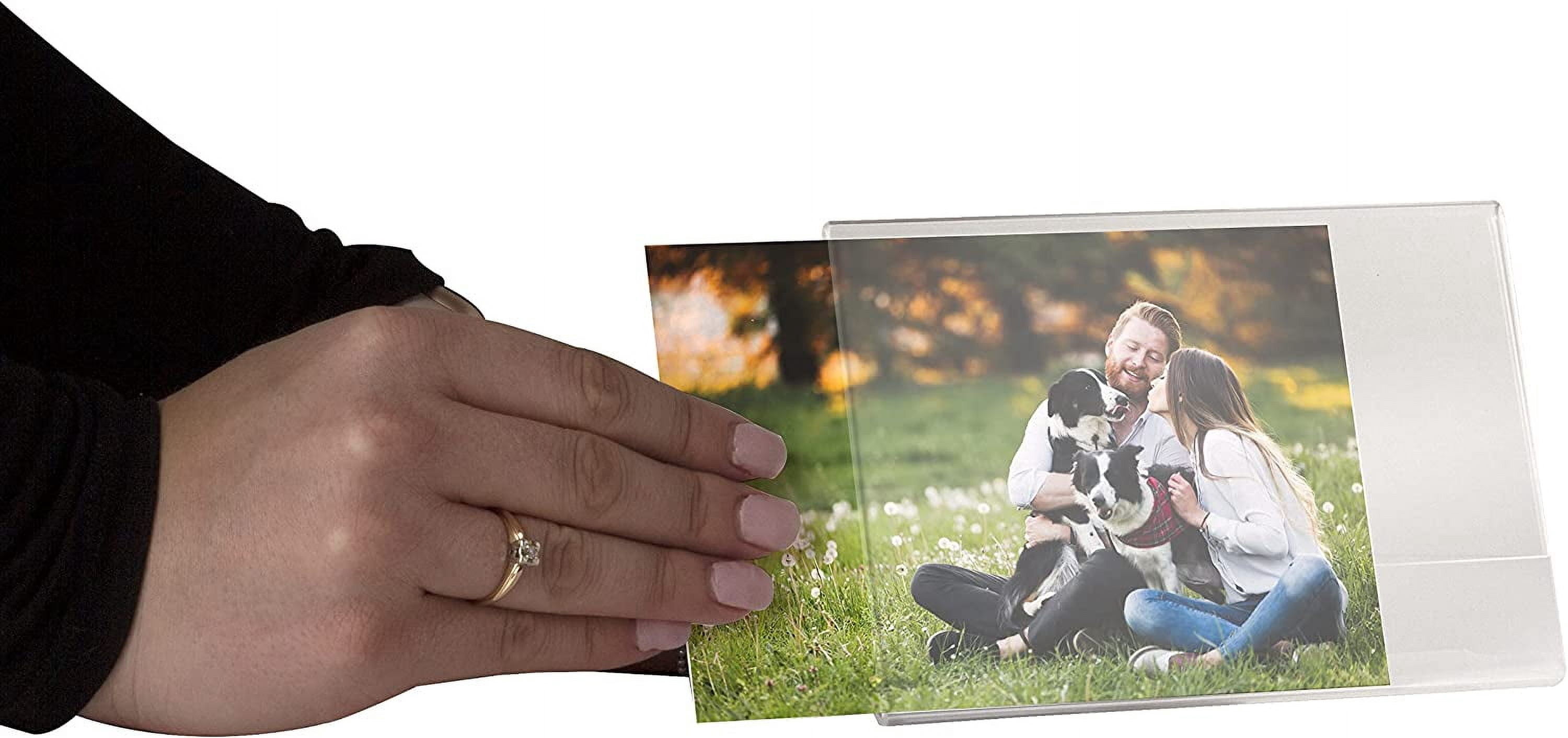 Acrylic Bent Easel 6" x 4" Picture Frames - Pack of 50
