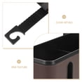 thumbnail image 3 of WASHWEPE Organizador Multifuncional Para Asiento Trasero De Automóvil En Marrón Con Papelera Y Portapañuelos, 3 of 6