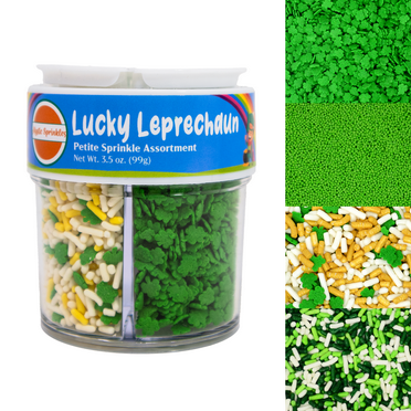 Mystic Sprinkles Lucky Leprechaun Petite Sprinkle Assortment 3.5oz