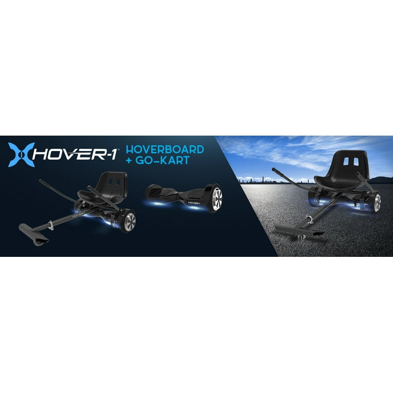 Hover 1 Kart and Ultra Electric Hover board with 6.5 In. Wheels