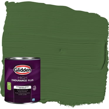 Glidden HEP Interior Paint   Primer Mountain Forest / Green, Eggshell, 1 Quart