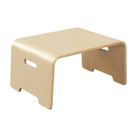 ECR4Kids Bentwood Lap Desk Activity Table with Handles, Montessori Furniture, Natural