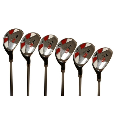Majek Senior Ladies Golf Clubs All Hybrid Set 55+ Years Womens Right Handed Lady Full True Hybrid Complete Set which Includes: #5, 6, 7, 8, 9, PW Lady Flex New Utility A Lady Flex