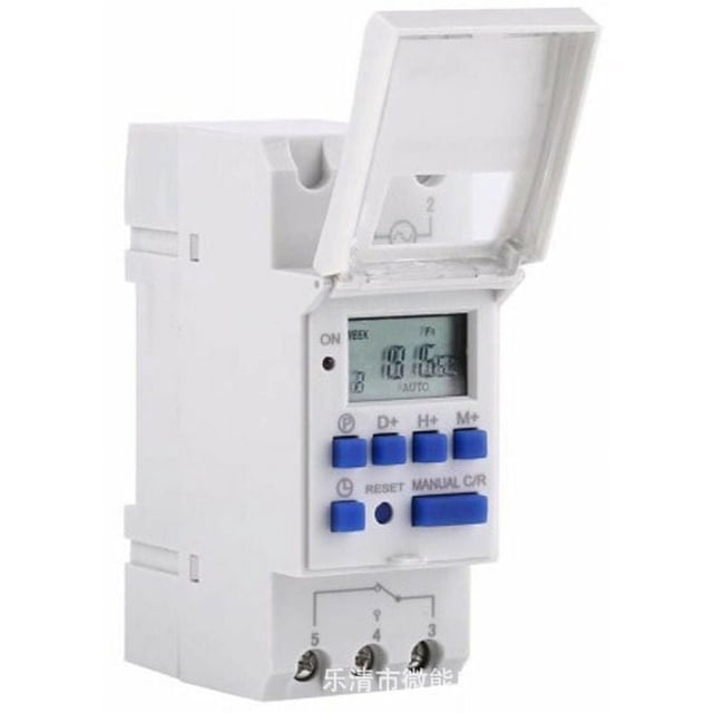 Temporizador LCD, programador eléctrico semanal por hora, interruptor de temporizador Digital, 15A, 220V