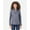 Classic Navy/ White, variant on CORE365 CE73W Women's Venture Heathered Stripe Quarter-Zip Pullover-BLACK/ WHITE-L