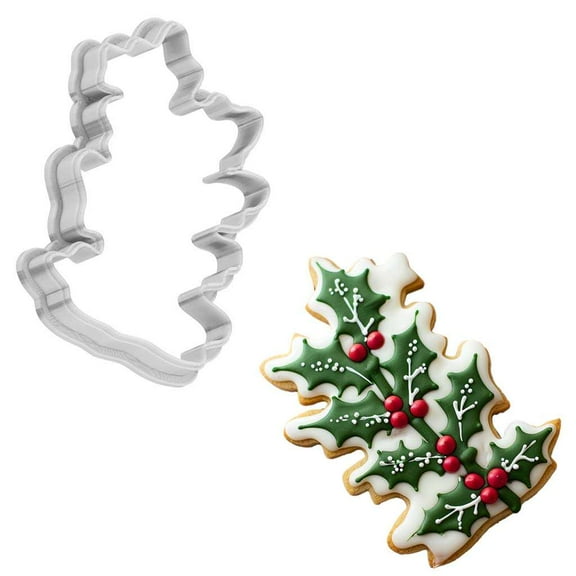 Christmas Mistletoe Garland Cookie Cutter 4 Inch Made in USA by WONDERTORY