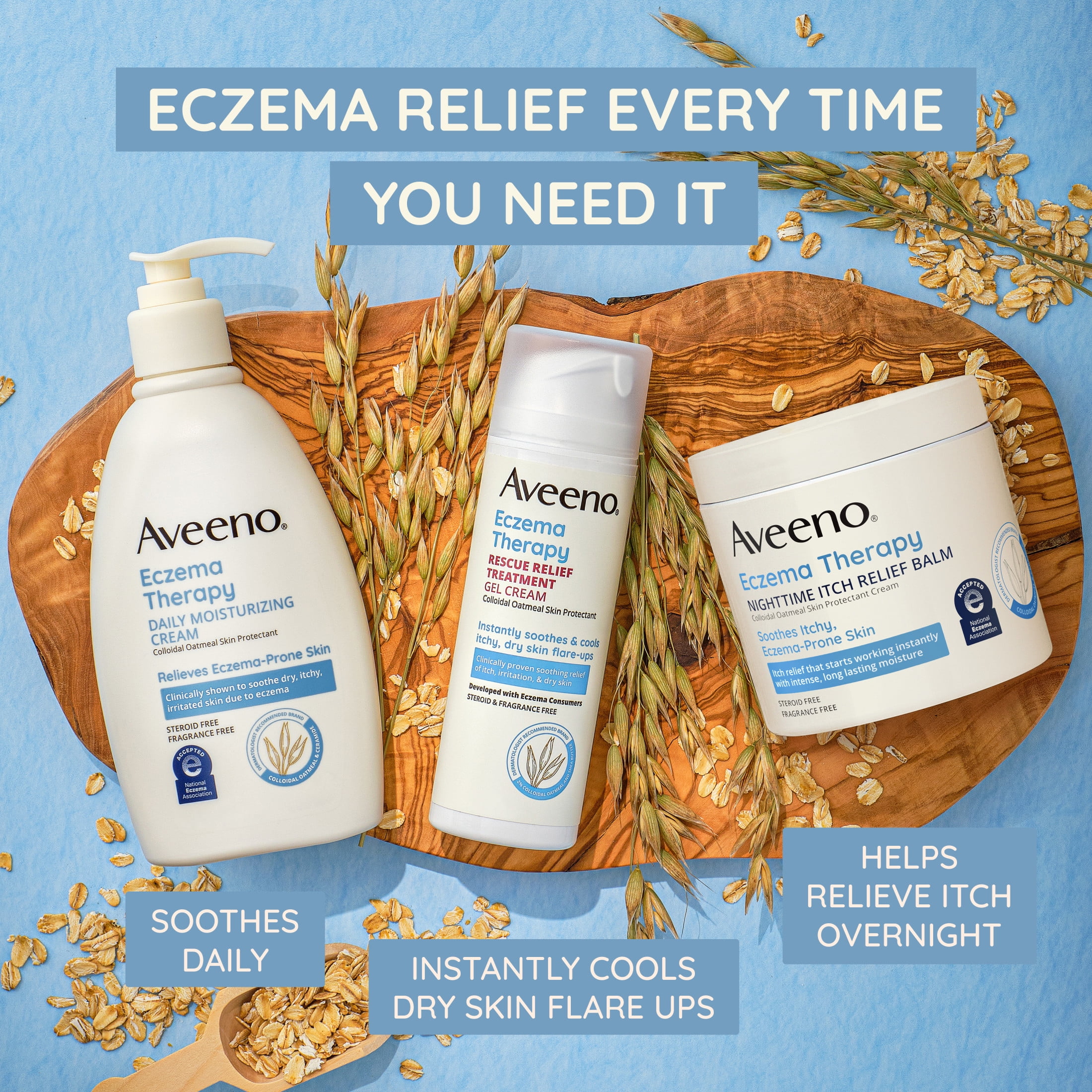 Aveeno Eczema Therapy Daily Moisturizing Cream Fragrance-Free