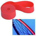 thumbnail image 6 of WALFRONT 2pcs 20 inch Mountain Bike Tire Liners Inner Tube Tyre Protection Pad PVC Anti Puncture Bike Tire Rim Tape, Red, 6 of 6