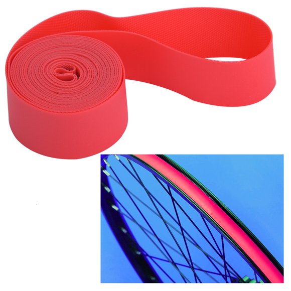 Fdit 2PCS/Set PVC Bicycle Inner Tube Tyre Protection Pad Liner Bike Tire Rim Tape, Bike Accessory