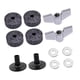 thumbnail image 3 of 12x Accesorios de repuesto para platillos Arandelas de fácil instalación Fundas para platillos Negro, 3 of 9
