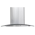 thumbnail image 2 of Combo Parrilla a Gas 5 Quemadores Acero Inox, Campana Cristal 60 cm y Horno a Gas LP para Empotrar 60 cm Acero Inox. Disa Home  PAEM5A/CAMPC60C/HGEMP24AI, 2 of 10