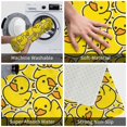 thumbnail image 4 of Non Slip Door Mat, Ducky Cartoon Animal Yellow Fast Drying Bath Tub Mats, Absorbent Bathroom Rugs Entrance Welcome Mat, Bath MatS for Tub, Floor, Home, Kitchen, Hotel,16x24in, 4 of 6