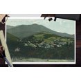 thumbnail image 2 of Mill Valley, California, Aerial View of the City and Mt. Tamalpais (12x18 Wall Art Poster, Room Decor), 2 of 3
