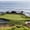 Pebble Beach Golf Turf, variant on Elephant Stock Autumn Golf Course Wall Art - Horizontal Canvas Wall Art - Living Room Wall Decor - Sports Canvas - Blue And Orange Decor - 12" x 8"